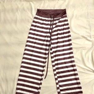 Womens Comfy Striped Casual Yoga Lounge Pants